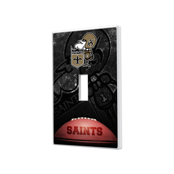 New Orleans Saints Legendary Hidden-Screw Light Switch Plate - Single Toggle