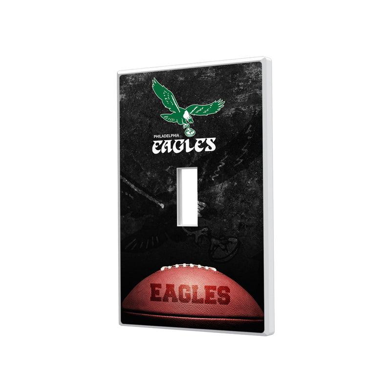 Philadelphia Eagles 1973-1995 Historic Collection Legendary Hidden-Screw Light Switch Plate - Single Toggle