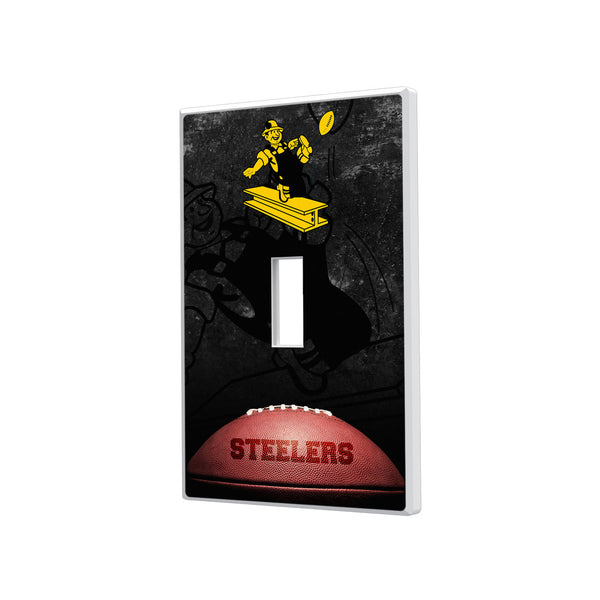 Pittsburgh Steelers 1961 Historic Collection Legendary Hidden-Screw Light Switch Plate - Single Toggle