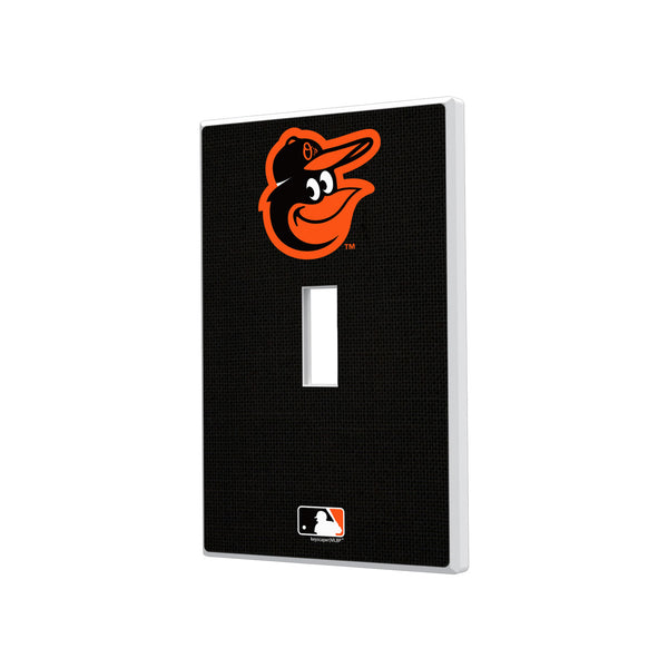 Baltimore Orioles Solid Hidden-Screw Light Switch Plate - Single Toggle