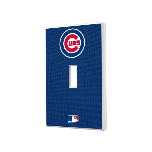 Chicago Cubs Solid Hidden-Screw Light Switch Plate - Single Toggle