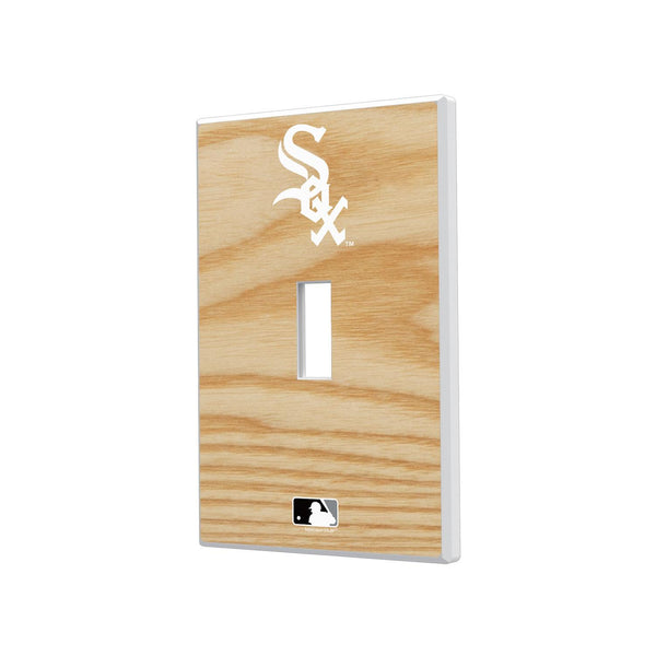 Chicago White Sox Wood Bat Hidden-Screw Light Switch Plate