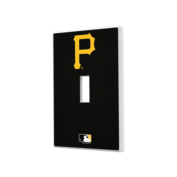Pittsburgh Pirates Solid Hidden-Screw Light Switch Plate - Single Toggle