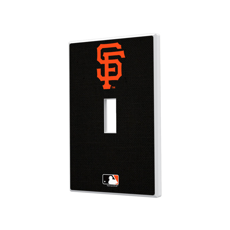 San Francisco Giants Solid Hidden-Screw Light Switch Plate - Single Toggle