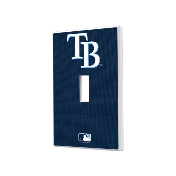 Tampa Bay Rays Solid Hidden-Screw Light Switch Plate - Single Toggle