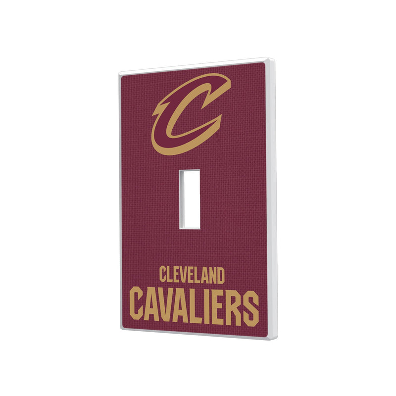 Cleveland Cavaliers Solid Hidden-Screw Light Switch Plate - Single Toggle