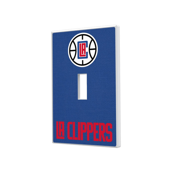 Los Angeles Clippers Solid Hidden-Screw Light Switch Plate - Single Toggle