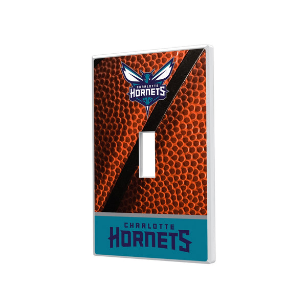 Charlotte Hornets Basketball Hidden-Screw Light Switch Plate - Single Toggle