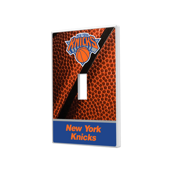 New York Knicks Basketball Hidden-Screw Light Switch Plate - Single Toggle