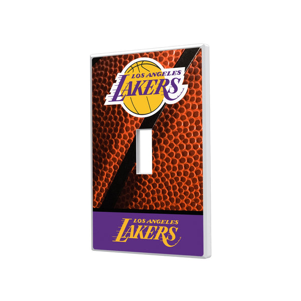 Los Angeles Lakers Basketball Hidden-Screw Light Switch Plate - Single Toggle