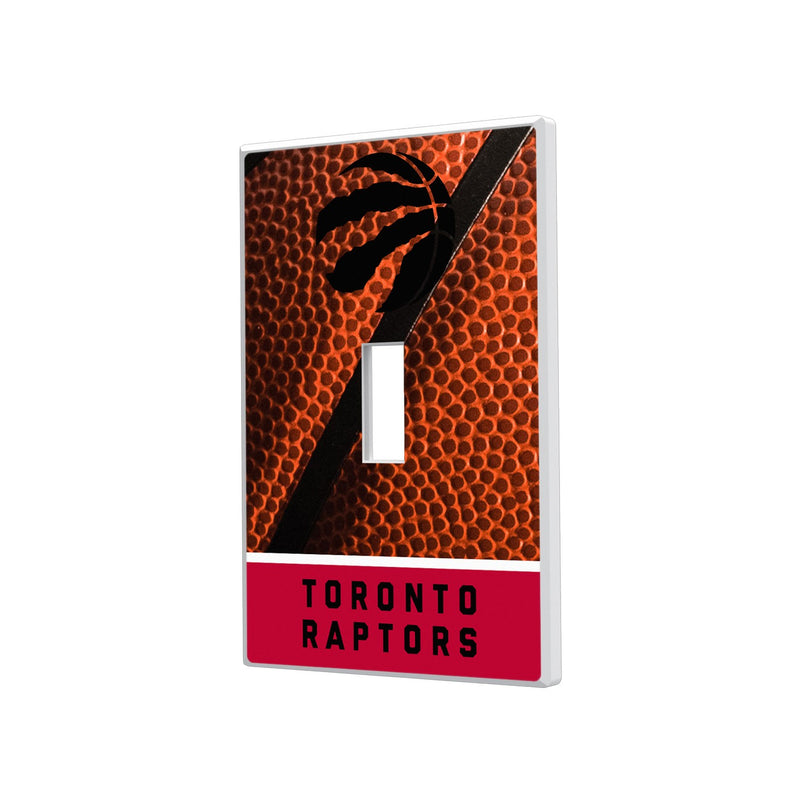 Toronto Raptors Basketball Hidden-Screw Light Switch Plate - Single Toggle
