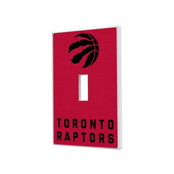Toronto Raptors Solid Hidden-Screw Light Switch Plate - Single Toggle