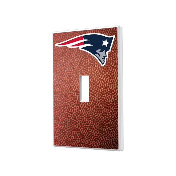New England Patriots Football Hidden-Screw Light Switch Plate