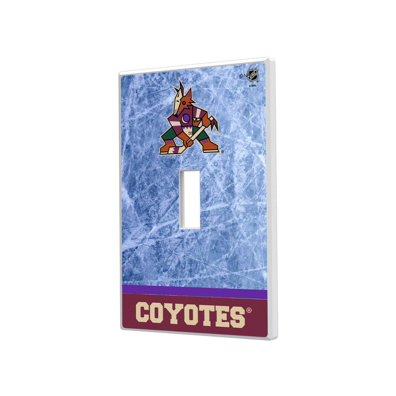Arizona Coyotes Ice Wordmark Hidden-Screw Light Switch Plate