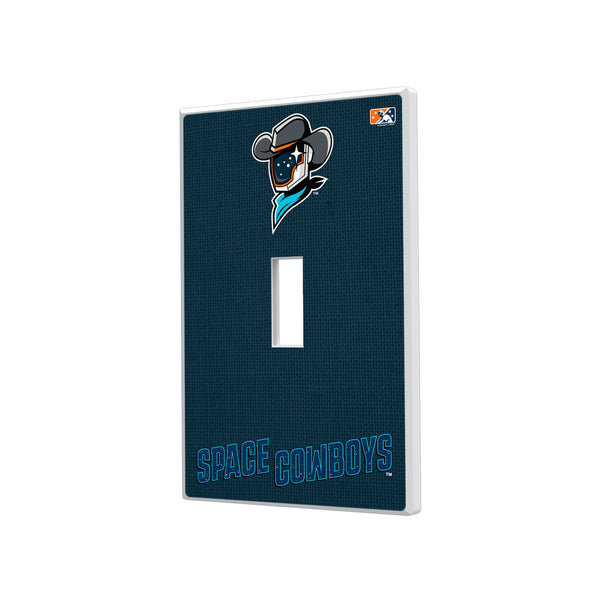 Sugar Land Space Cowboys Solid Hidden-Screw Light Switch Plate - Single Toggle