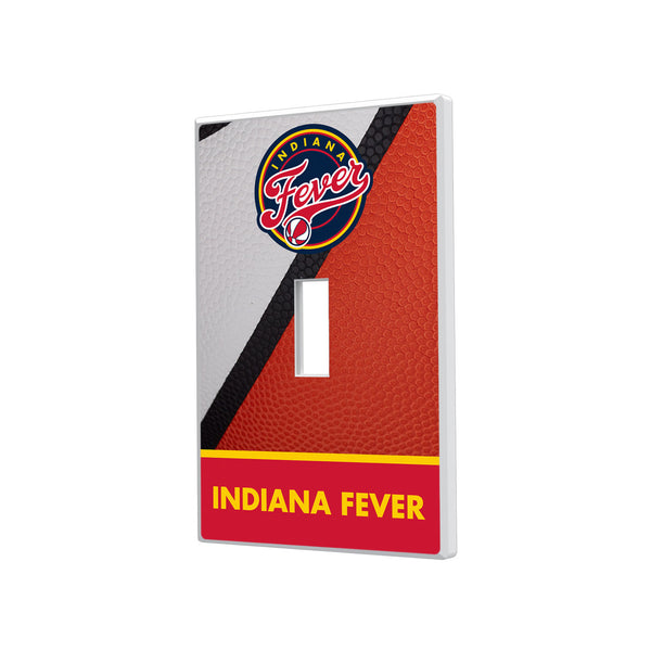Indiana Fever Basketball Hidden-Screw Light Switch Plate