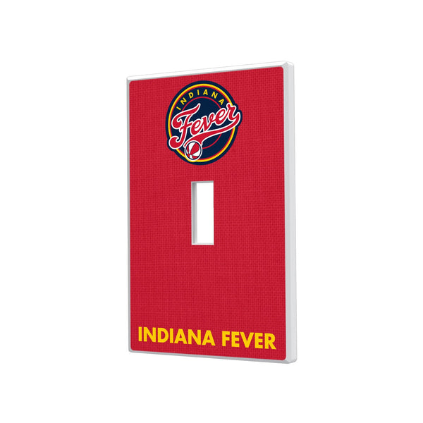 Indiana Fever Solid Hidden-Screw Light Switch Plate - Single Toggle
