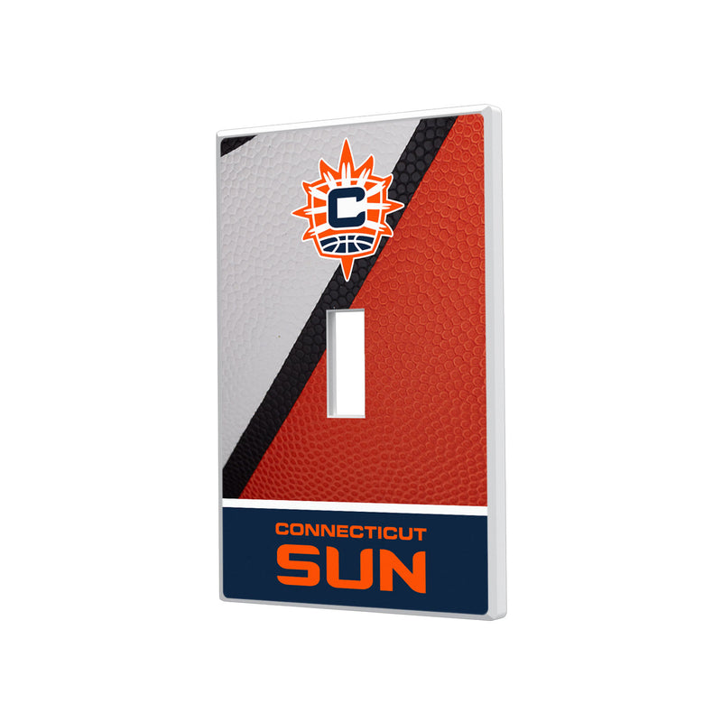 Connecticut Sun Basketball Hidden-Screw Light Switch Plate
