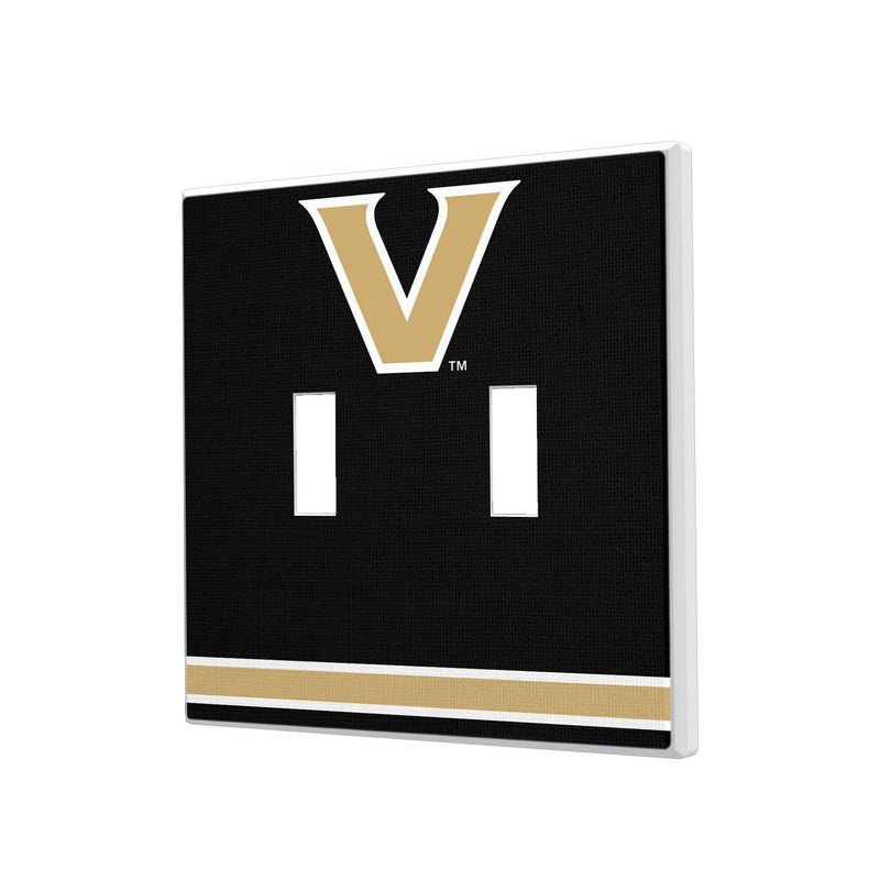 Vanderbilt Commodores Stripe Hidden-Screw Light Switch Plate