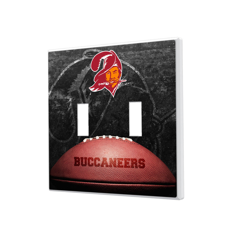 Tampa Bay Buccaneers Legendary Hidden-Screw Light Switch Plate - Double Toggle