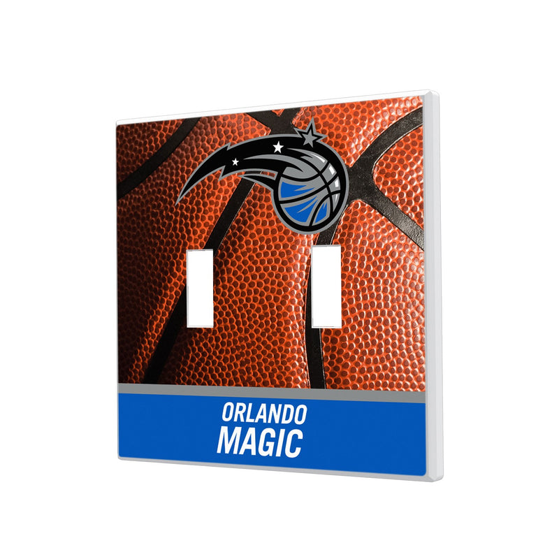 Orlando Magic Basketball Hidden-Screw Light Switch Plate - Double Toggle