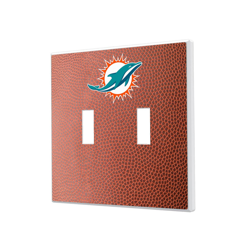 Miami Dolphins Football Hidden-Screw Light Switch Plate