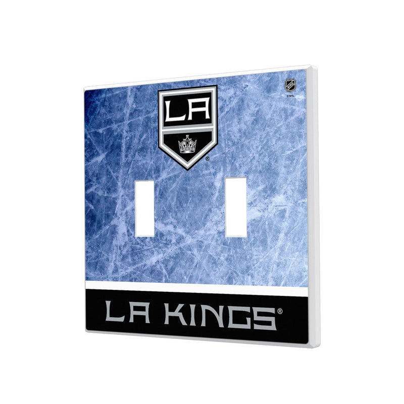 LA Kings Ice Wordmark Hidden-Screw Light Switch Plate