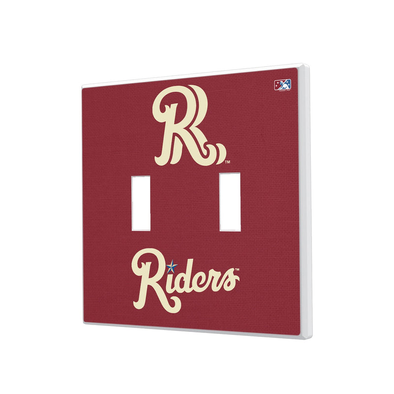 Frisco RoughRiders Solid Hidden-Screw Light Switch Plate - Double Toggle