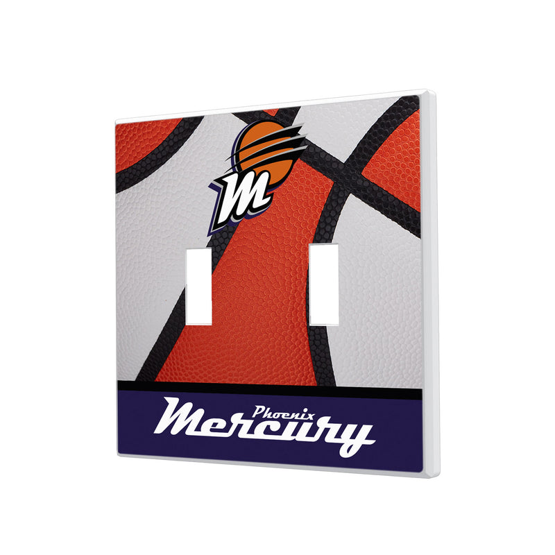 Phoenix Mercury Basketball Hidden-Screw Light Switch Plate
