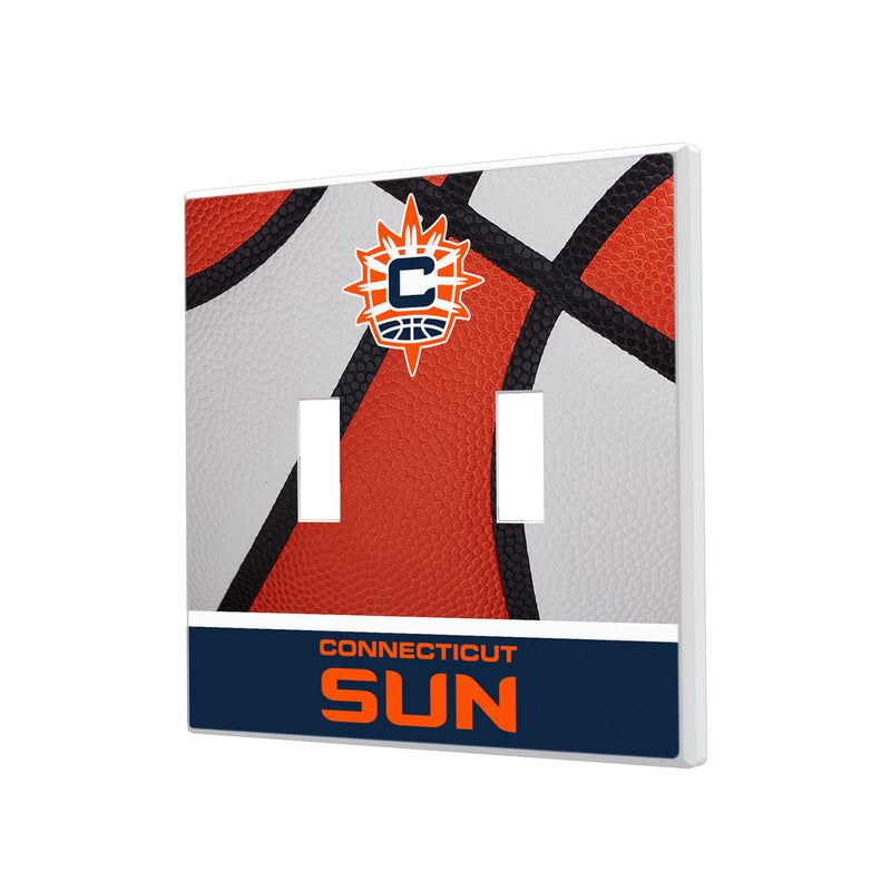 Connecticut Sun Basketball Hidden-Screw Light Switch Plate