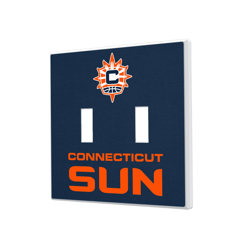 Connecticut Sun Solid Hidden-Screw Light Switch Plate - Double Toggle