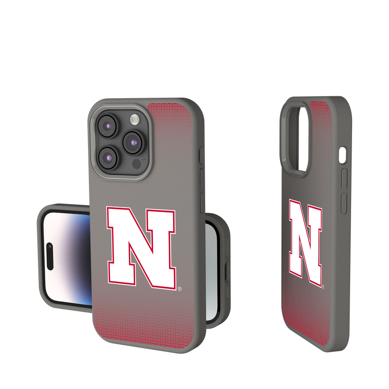 Nebraska Huskers N Linen iPhone Soft Touch Phone Case