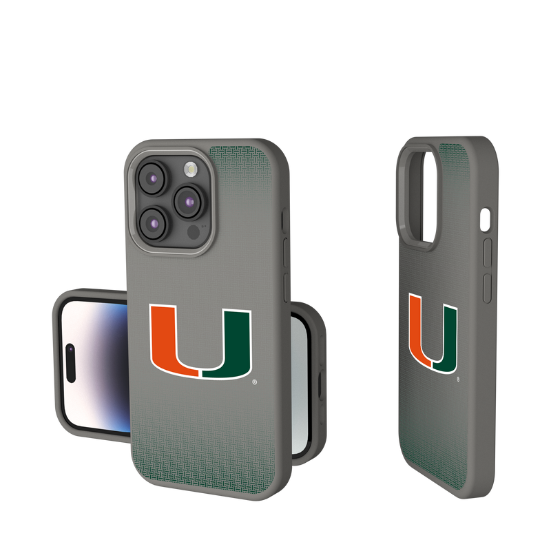 Miami Hurricanes Linen iPhone Soft Touch Phone Case