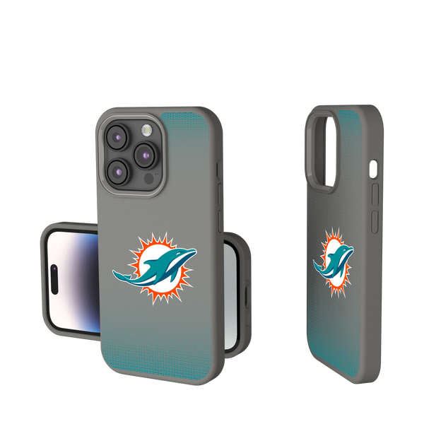 Miami Dolphins Linen iPhone Soft Touch Phone Case