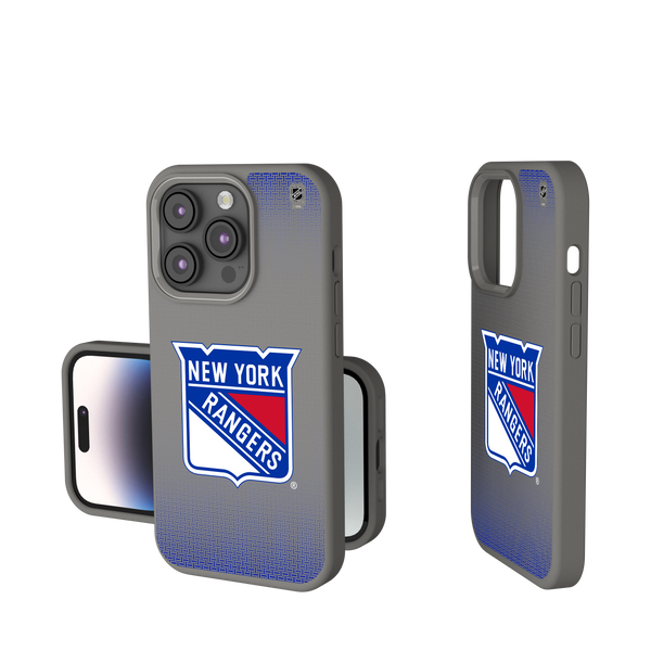 New York Rangers Linen iPhone Soft Touch Phone Case