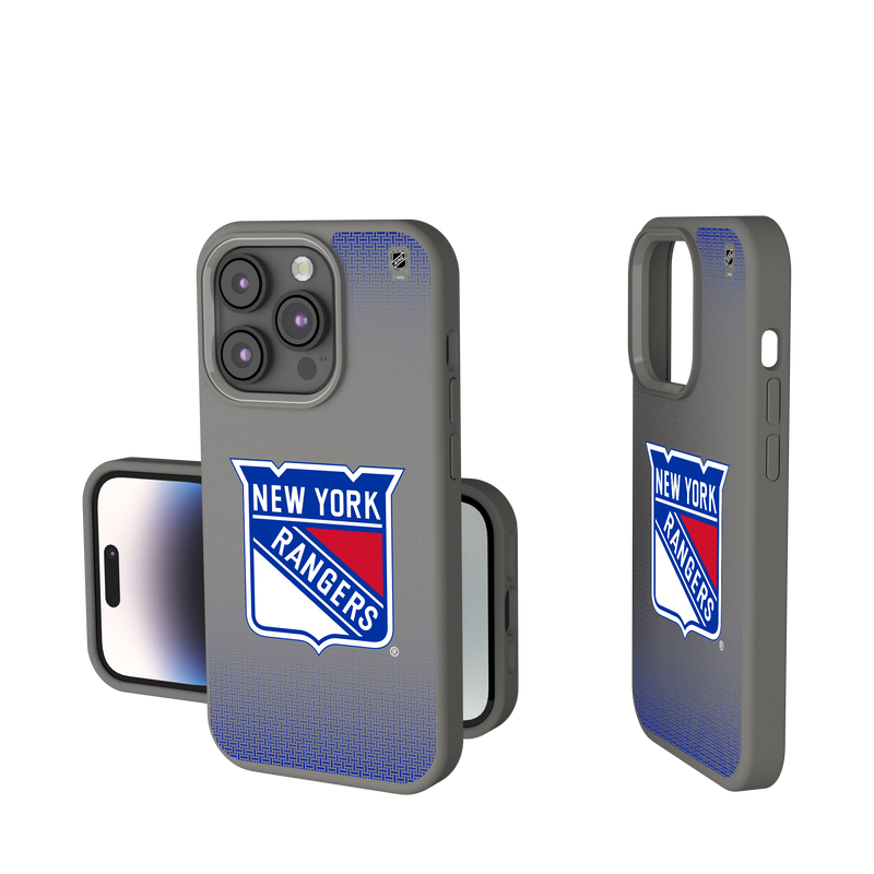 New York Rangers Linen iPhone Soft Touch Phone Case