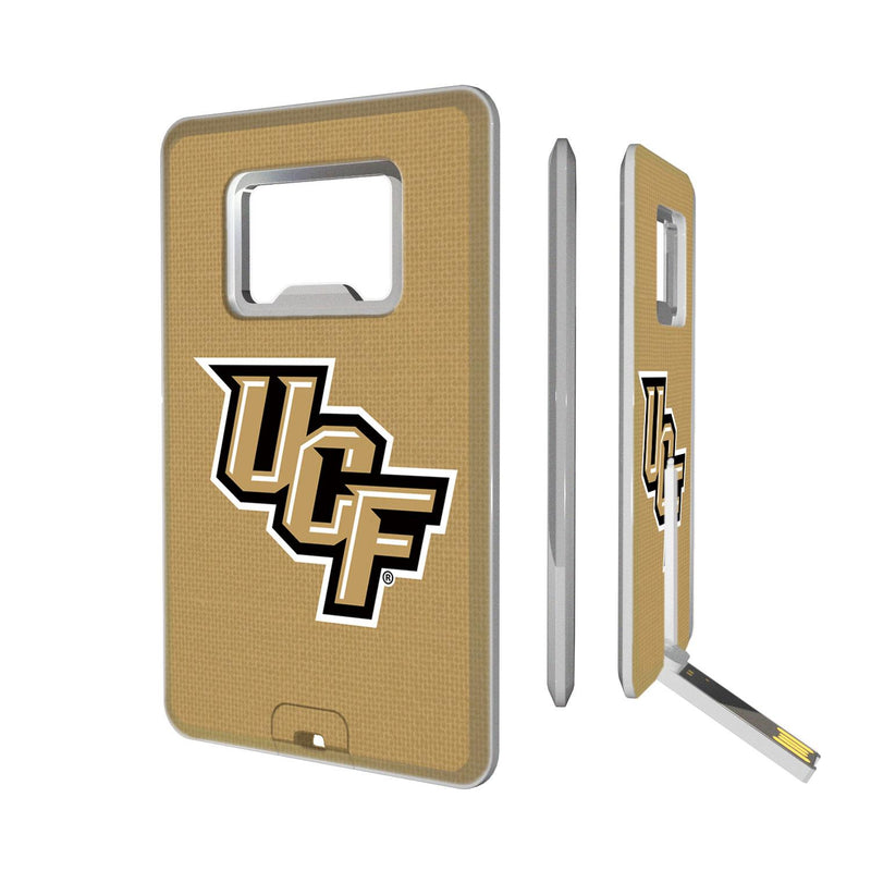 Central Florida Golden Knights Solid Credit Card USB Drive with Bottle Opener 32GB
