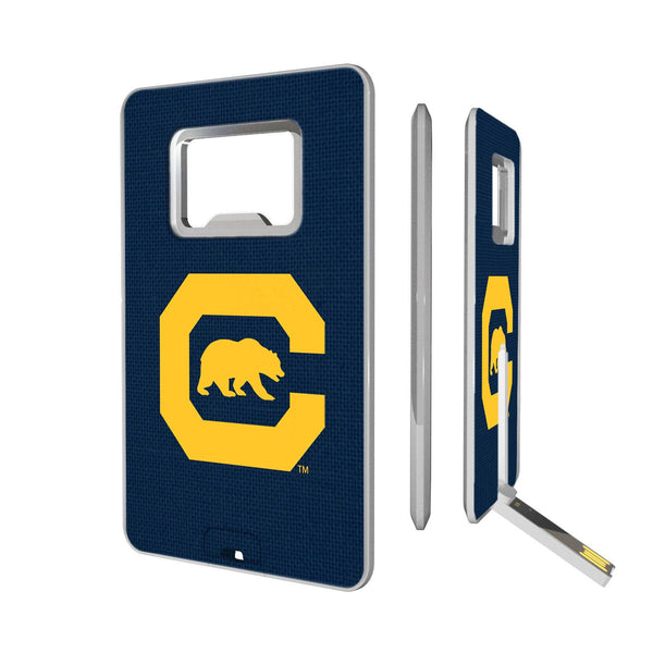 California Golden Bears Solid Credit Card USB Drive with Bottle Opener 32GB