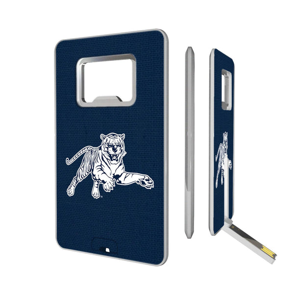 Jackson State Tigers Solid Credit Card USB Drive with Bottle Opener 32GB