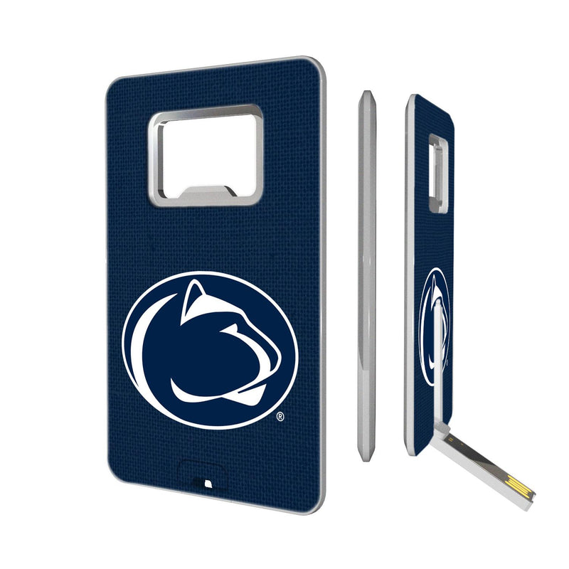 Penn State Nittany Lions Solid Credit Card USB Drive with Bottle Opener 32GB