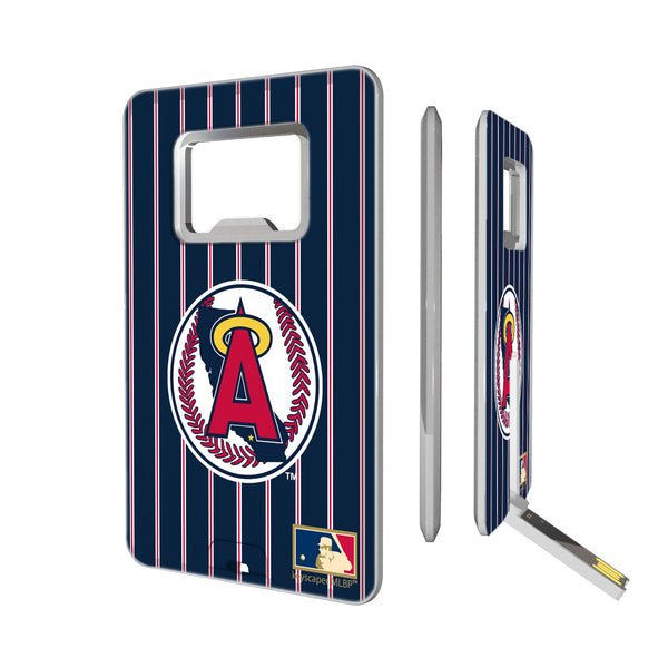LA Angels 1986-1992 - Cooperstown Collection Pinstripe Credit Card USB Drive with Bottle Opener 16GB