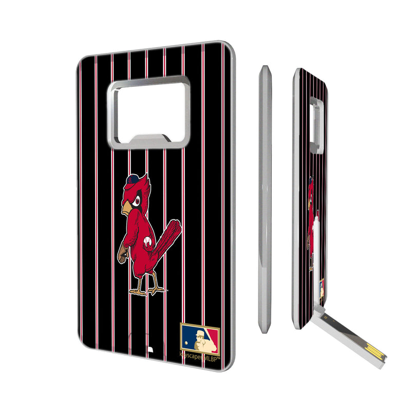 St louis Cardinals 1950s - Cooperstown Collection Pinstripe Credit Card USB Drive with Bottle Opener 16GB
