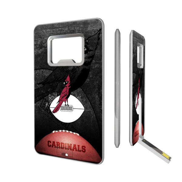 Chicago Cardinals 1947-1959 Historic Collection Legendary Credit Card USB Drive with Bottle Opener 32GB
