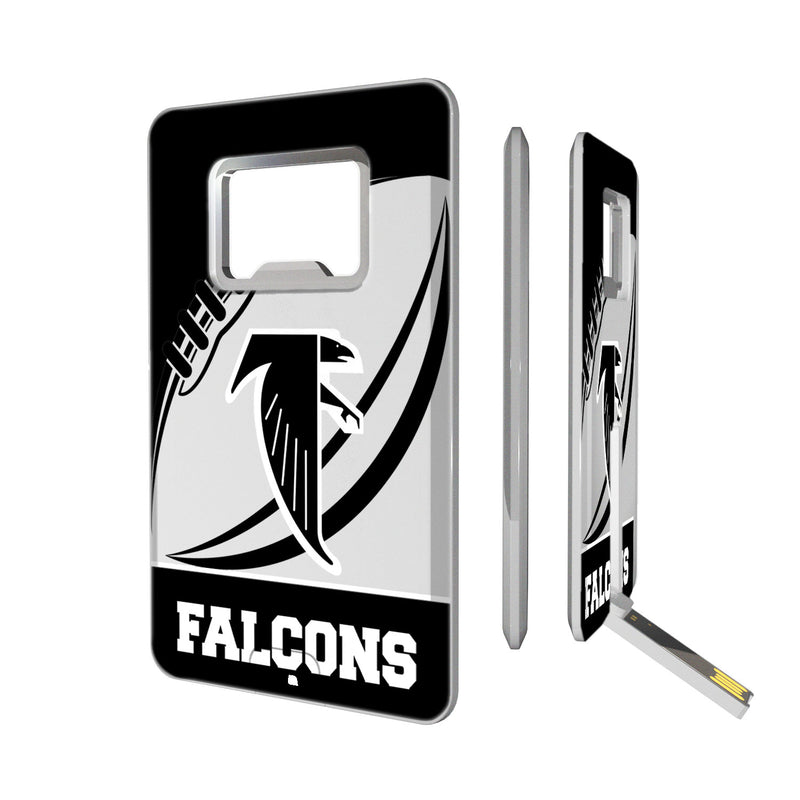 Atlanta Falcons Classic  Passtime Credit Card USB Drive with Bottle Opener 32GB
