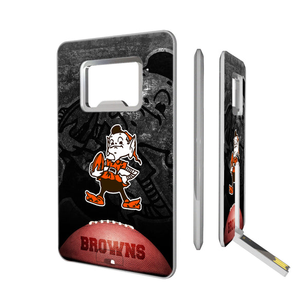 Cleveland Browns Legendary Credit Card USB Drive with Bottle Opener 32GB