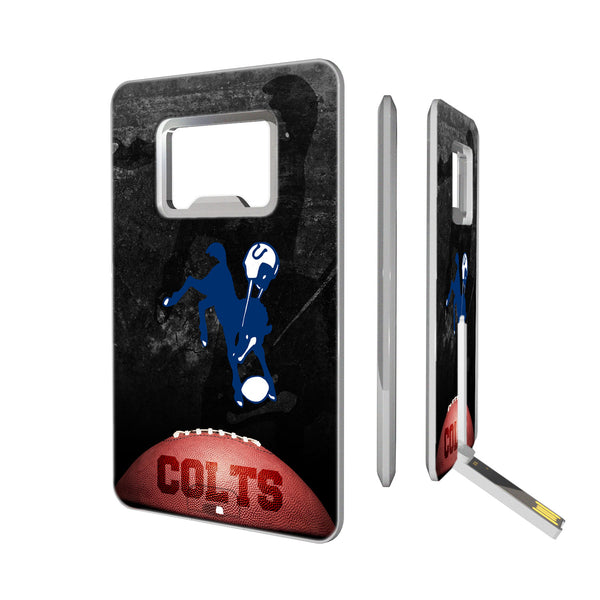 Baltimore Colts 1946 Historic Collection Legendary Credit Card USB Drive with Bottle Opener 32GB