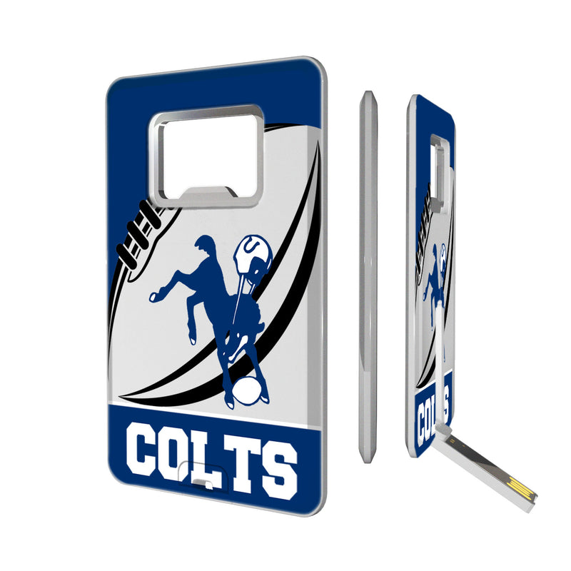 Baltimore Colts 1946 Historic Collection Passtime Credit Card USB Drive with Bottle Opener 32GB