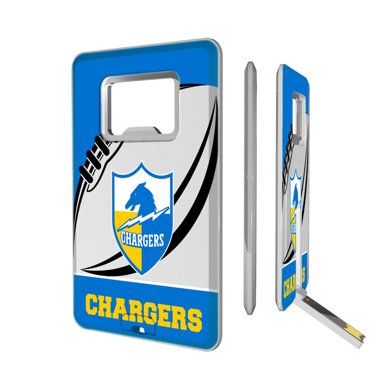 San Diego Chargers Passtime Credit Card USB Drive with Bottle Opener 32GB