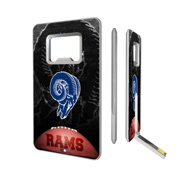 Los Angeles Rams Legendary Credit Card USB Drive with Bottle Opener 32GB