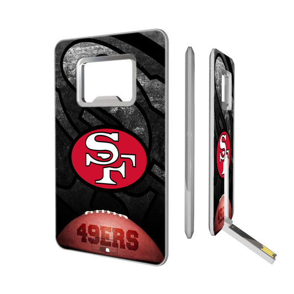 San Francisco 49ers Legendary Credit Card USB Drive with Bottle Opener 32GB